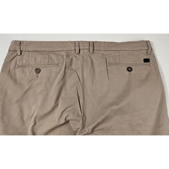 40x31 Bugatti khaki chino preppy casual dress pants neutral European designer - Picture 3 of 10